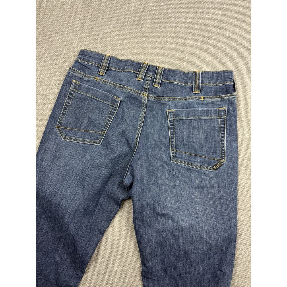 5.11 Tactical Jeans Mens 34x32 Blue Stretch Straight Leg Denim Pants - Picture 3 of 9